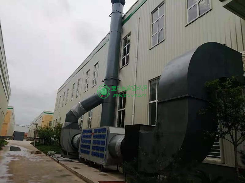 寶雞汽車部件廠活性炭箱廢氣處理案例